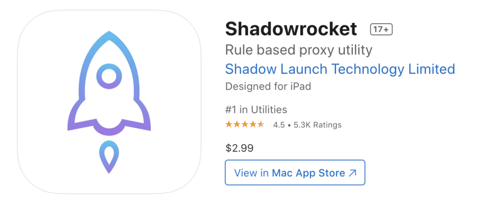 Shadowrocket图标logo